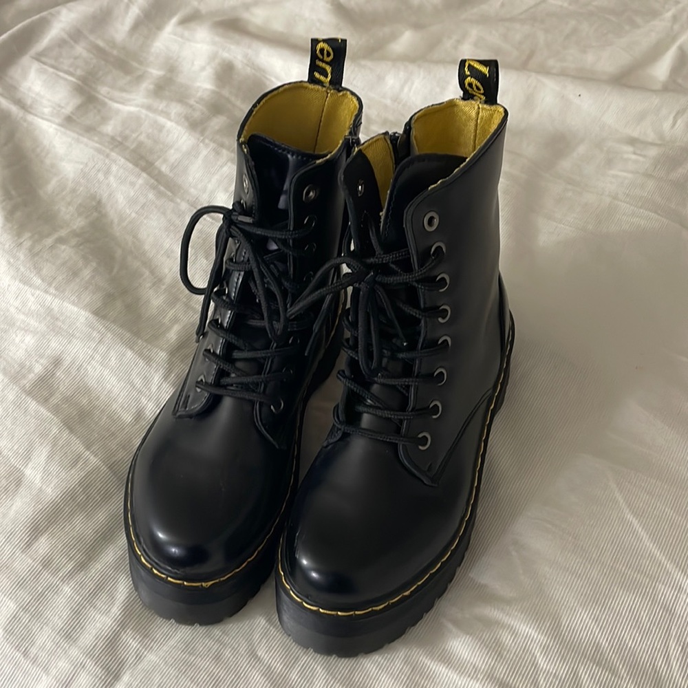 Platform Combat Boots
